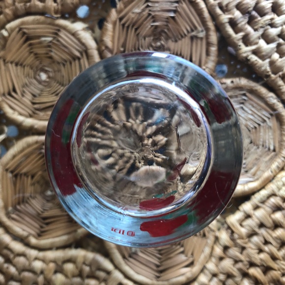 Anchor Hocking Plaid Apple Creamer & Juice Glass Set - Picture 11 of 15